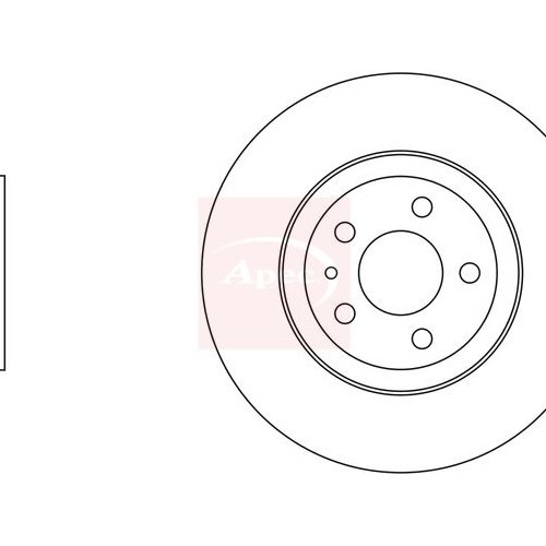 For ALFA ROMEO GTV 916 1994 to 2005 BRAKE DISC (FRONT) (SINGLE) DSK696