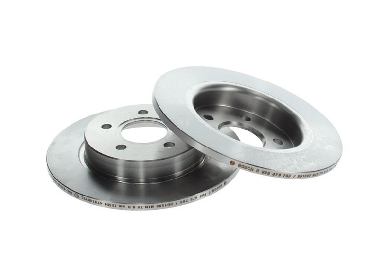 2x Brake Discs Pair Solid fits FORD FOCUS Mk3 Rear 13 to 17 KDDA 271mm Set Bosch gallery