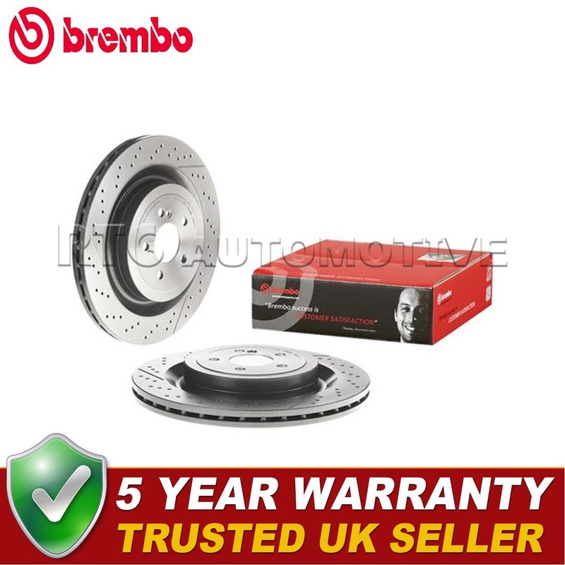 Brembo Rear Brake Disc Fits Mercedes C-Class AMG GT S-Class SL E-Class