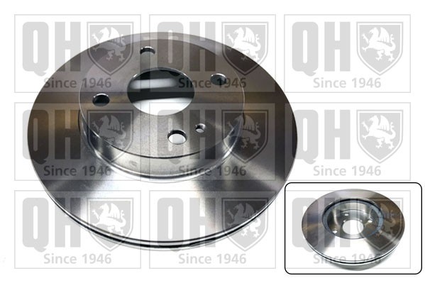2x Brake Discs Pair Vented fits MAZDA 323 Mk4 1.3 Front 89 to 94 235mm Set QH gallery