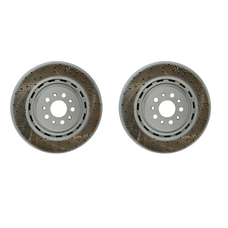 NEW 2Pcs Front Brake Disc Dimpled Rotors Fit For Maserati Levante S 2017-2022 gallery