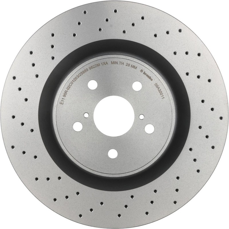 Disc Brake Rotor Front 09.A300.11-AB Fits 2012-2014 Lexus IS F