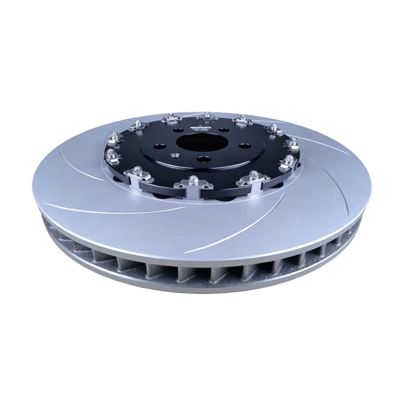 Two-piece Floating Front Slotted Brake Disc Rotors For Audi A8 QS6 S7 S8 400mm