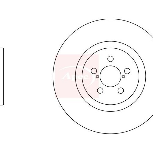 APEC Brake Disc DSK2423