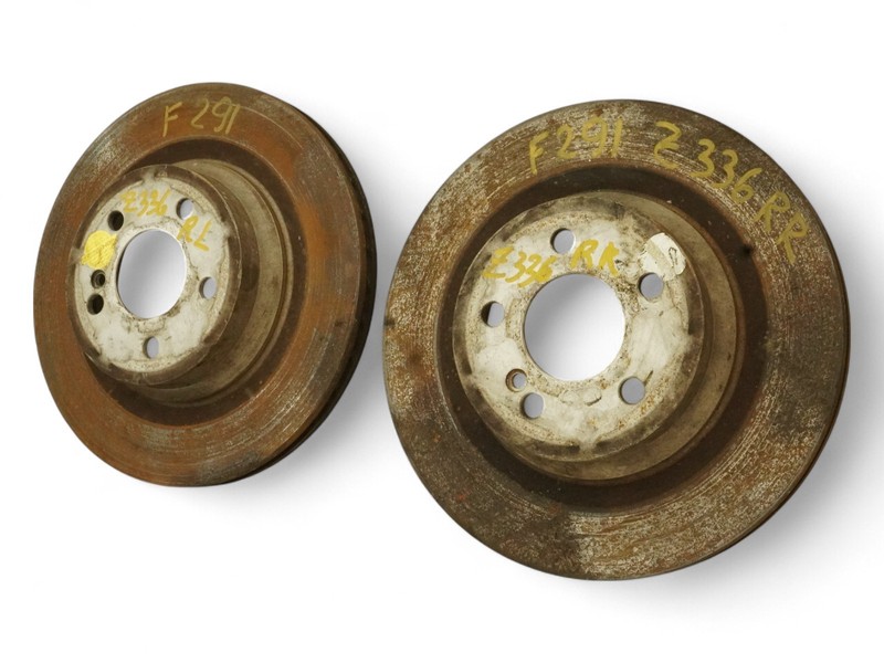 2010 - 2014 MERCEDES E550 W212 SEDAN ROTOR BRAKE DISC REAR RH LH SET OF 2 OEM gallery
