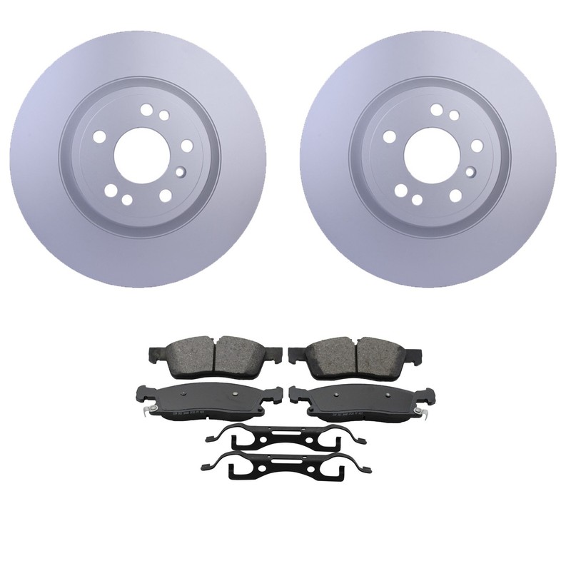 Hella Front Rotors Bosch Blue Ceramic Disc Brake Pads Kit For W166 ML250 ML350