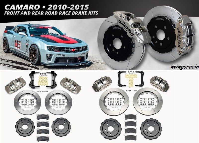 Wilwood Front & Rear Race Brake Kit fits 2010-15 Chevy Camaro – 6/4 Piston – 14″