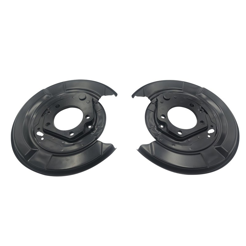 Pair Rear Brake Dust Shields for 2004 - 2009 Lexus RX330 RX350 Toyota Highlander gallery