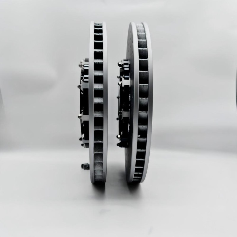 Two-Pieces Front Drilled Floating Brake Discs Rotor 340mm For Audi VW 2015-2024 gallery