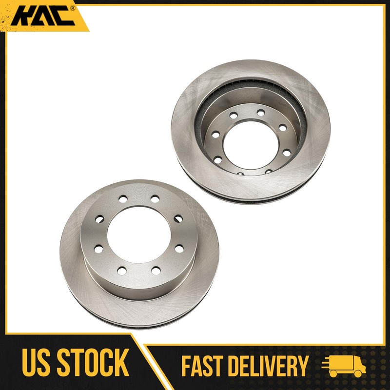 2x Front Brake Rotors Left & Right for 2000 2001 2002 Dodge Ram 2500 3500 5393