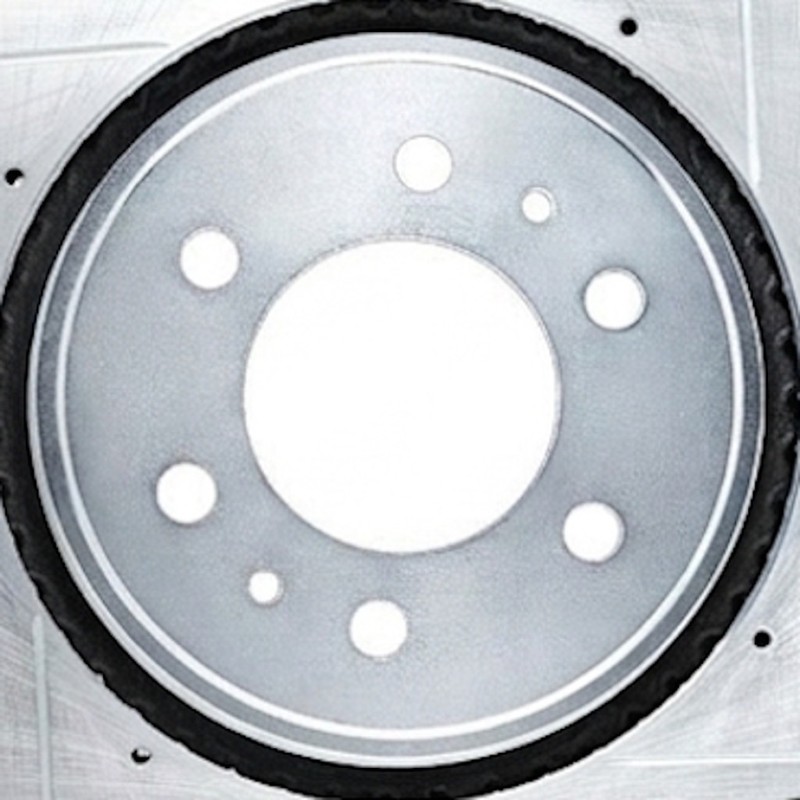For Isuzu Amigo 1990-1993 Rotor Set Front | Cast Iron | Silver | Vented Rotor gallery