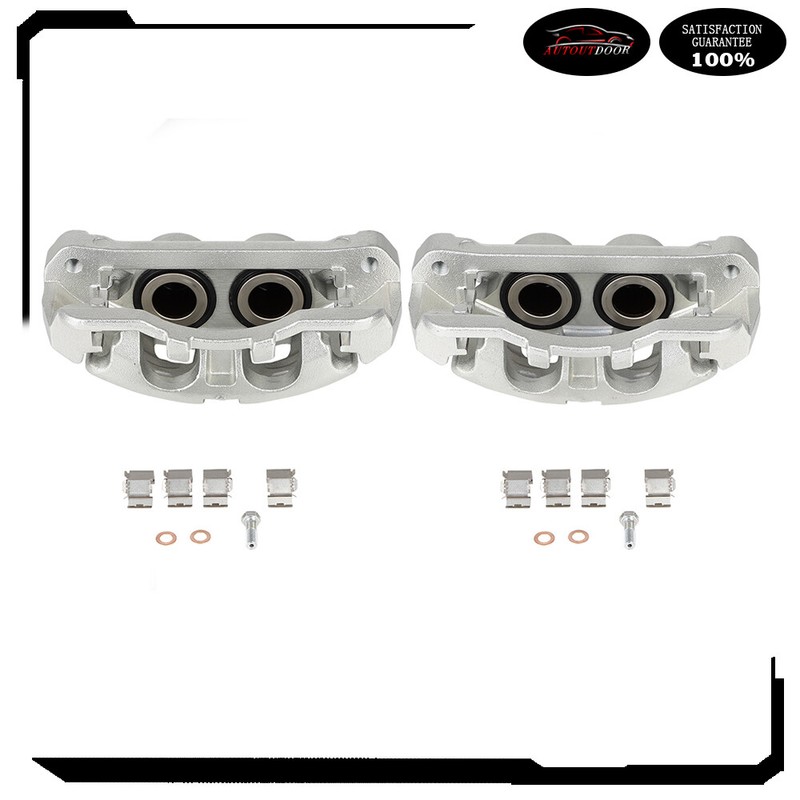 2PCS Brake Calipers For 13-20 Ford F-250 Super Duty w/ Bracket Front Left Right