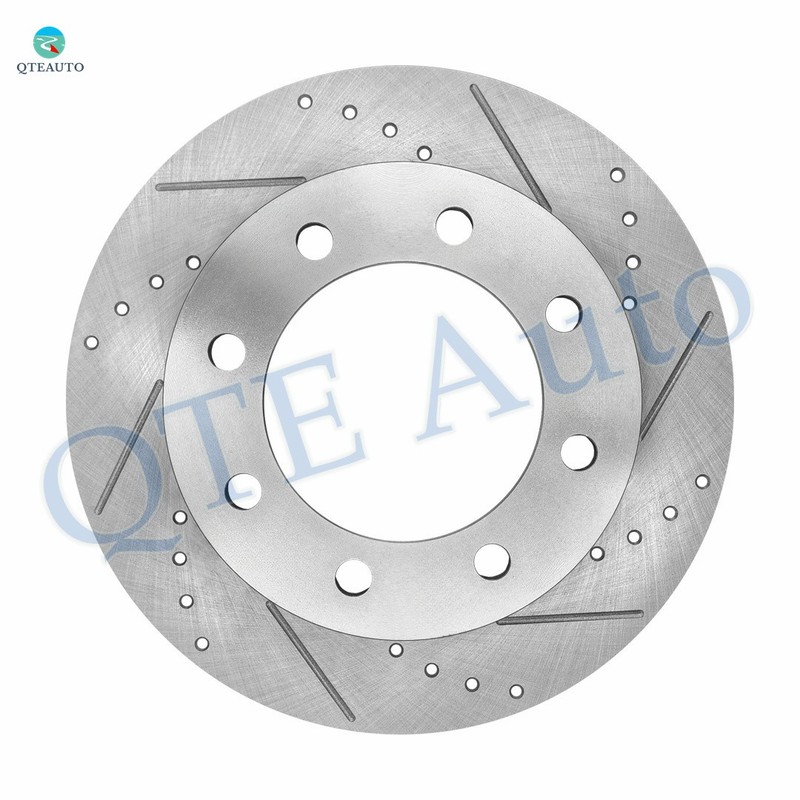 Front Drilled Slotted Brake Disc Rotors 347mm To 2005-2012 Ford F-350 Super Duty gallery