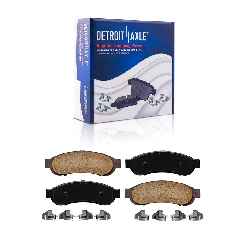 4WD 8-Lug Front & Rear Brake Pads Rotors for 2008-2012 Ford F-250 Super Duty gallery
