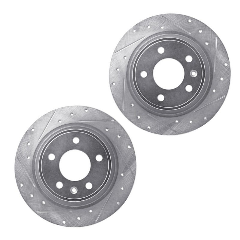 For Buick Cascada 2016-2019 Rotor Set | Drilled and Slotted | With Brake Pads gallery