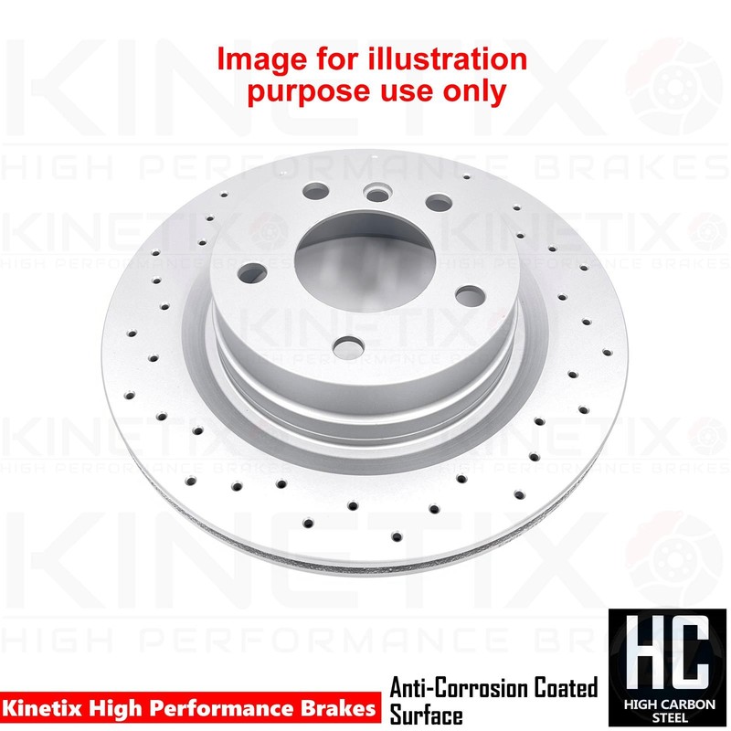 FOR BMW 320d F30 F31 F34 M SPORT DRILLED FRONT REAR BRAKE DISCS BREMBO PADS gallery