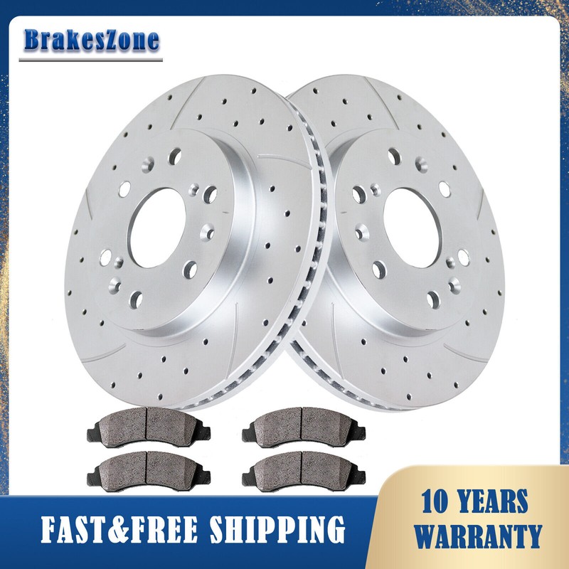 Front Brake Rotors Pads fit for GMC Sierra 1500 Chevrolet Express 1500 Brakes