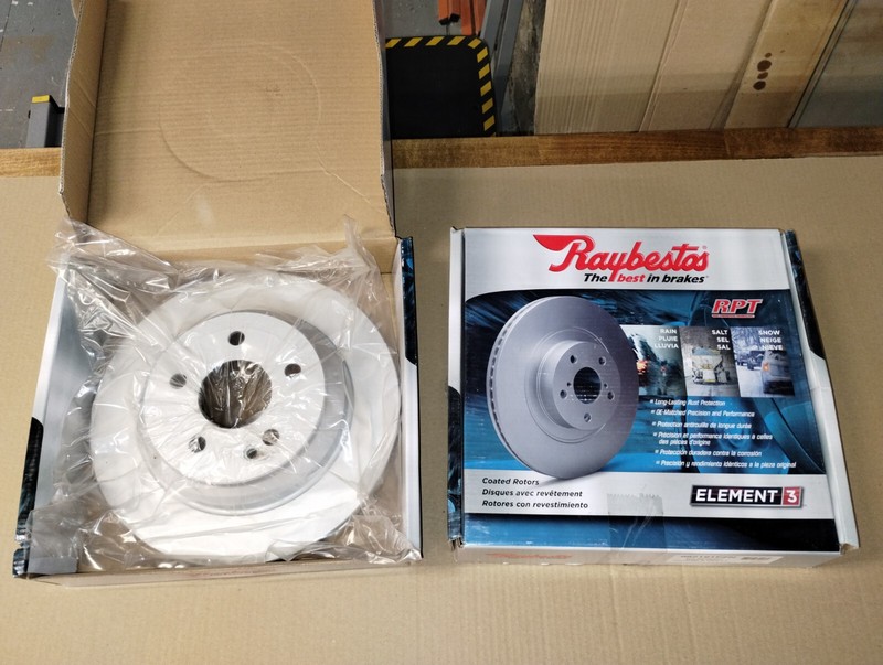 NIB 2 Disc Brake Rotors -Element3 Raybestos 982191FZN fits 16-23 MB Metris Rear