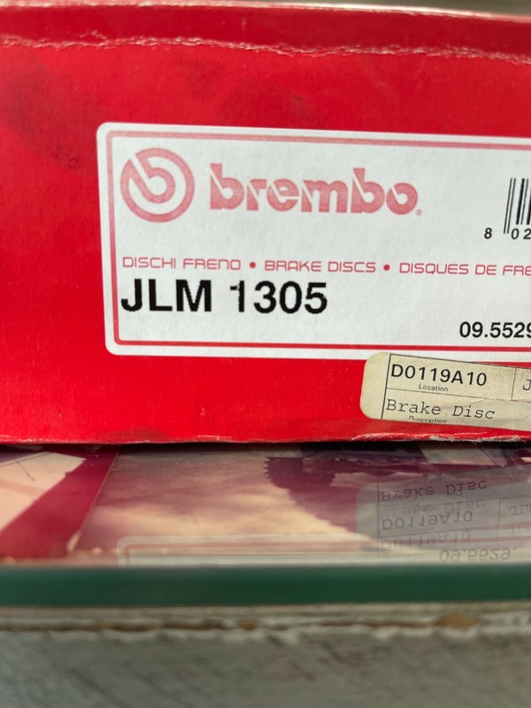 BREMBO JAGUAR XJ40/XJ6 FRONT BRAKE DISCS PAIR NEW BOXED JLM1305