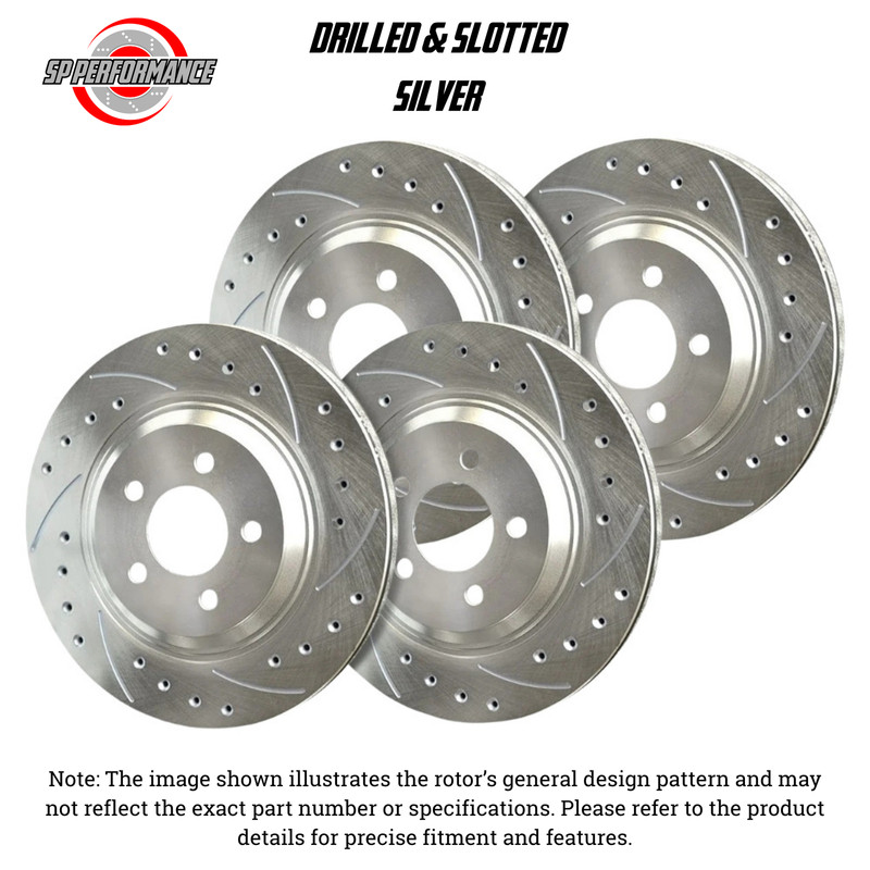 SP Performance Disc Brake Rotor Kit For 2005-2006 Audi A4