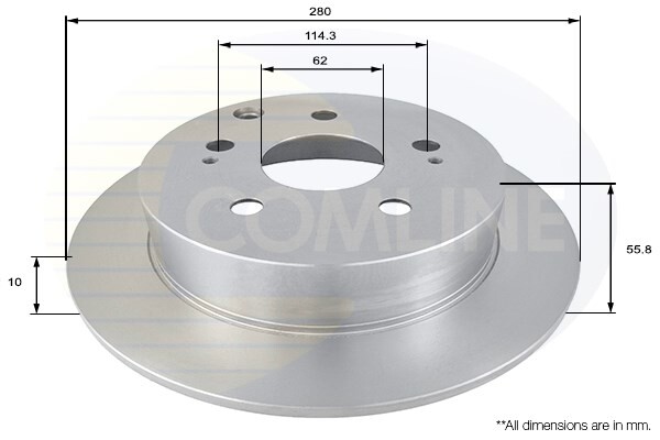 Fits Toyota Avensis 2005-2008 2.2 D Intupart Rear Brake Disc #1 4243105050 gallery