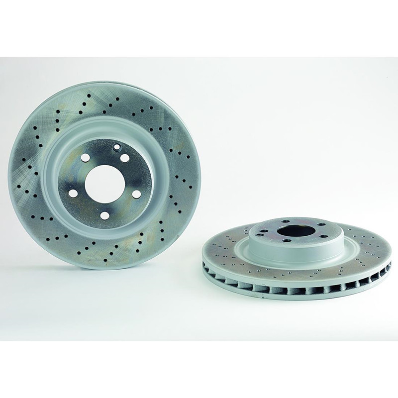 Brembo Front Brake Kit Drilled Disc Rotors Ceramic Pads For W211 E500 Sport Pkg gallery