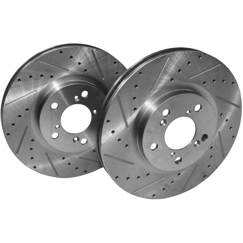 320mm Front Drilled & Slotted Disc Brake Rotors for 2006-2014 Honda Ridgeline gallery
