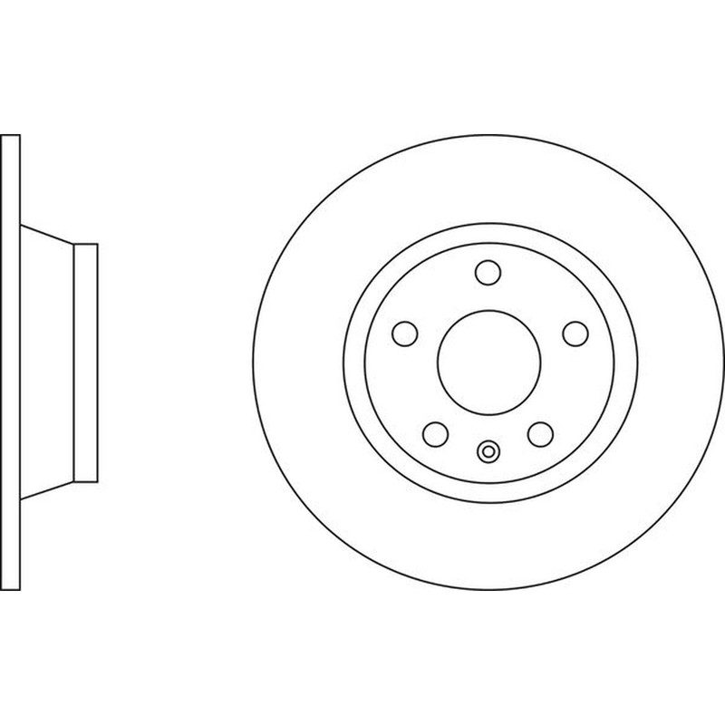 Apec Blue Brake Disc – Rear SDK6640 Fits Audi TT – OE Specification & Quality