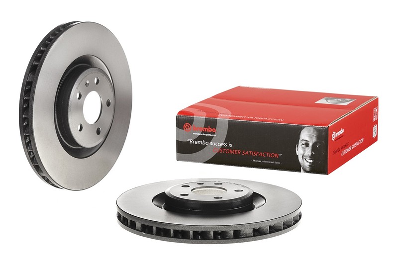 Brembo Front Passenger Right 350mm Disc Brake Rotor for Porsche Macan S ’15-’18
