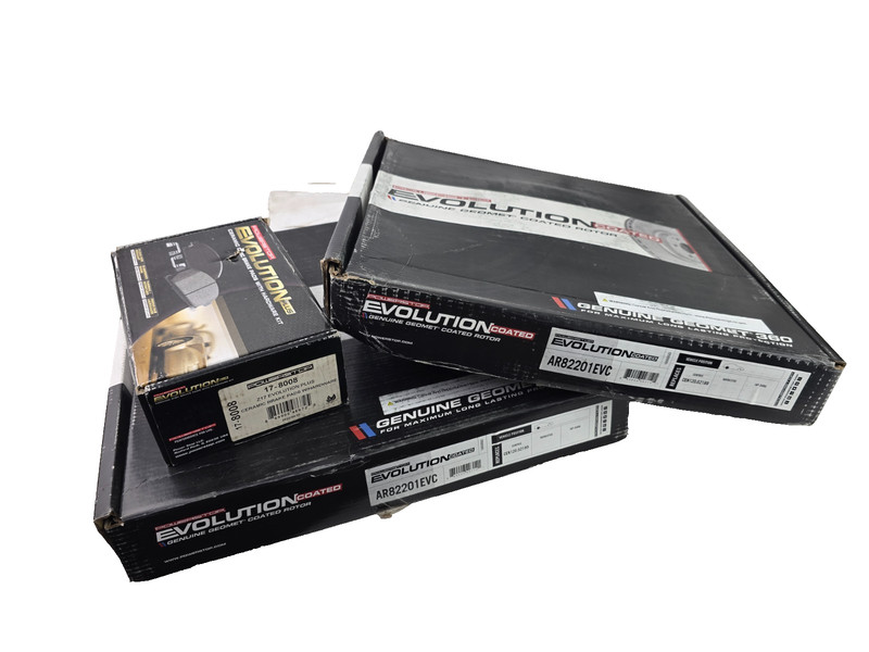 Power Stop Evolution Geomet REAR Brake Rotors + Ceramic Pads 20-23 Corvette C8 gallery