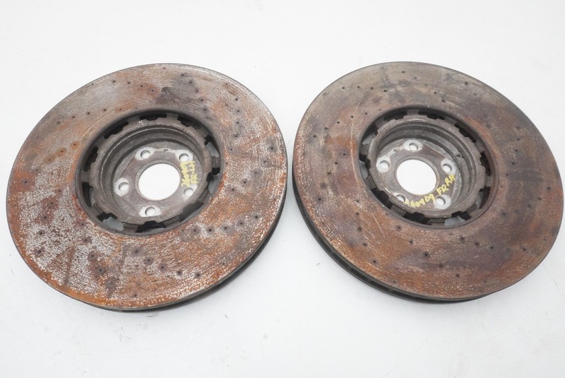 Set 2 Front Left Right Disc Brake Rotor 4M8615301D OEM Audi RSQ8 2020-25 gallery