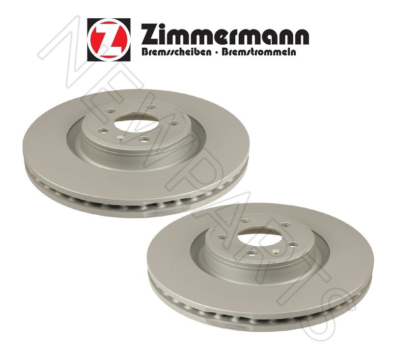 For Set of 2 Front Brake Disc Rotors Vented 345mm x 30mm for Audi A6 A7 Q5 S4 S5