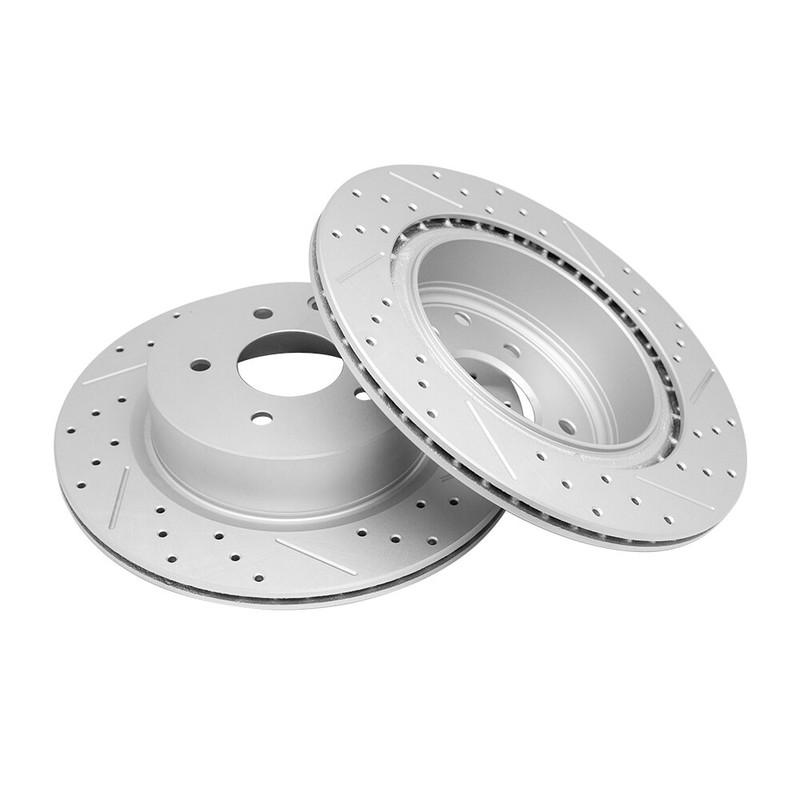 Front & Rear Brake Rotors & Ceramic Pads For Nissan 370Z Infiniti G37 M35 M45 gallery