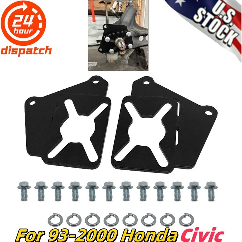 For Honda Civic Rear Disc Conversion Bracket kit hatch coupe sedan 1993-2000 US