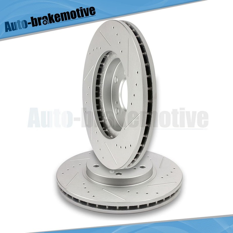 FOR ACURA CL MDX TL TSX HONDA ACCORD ODYSSEY PILOT DRILLED FRONT BRAKE ROTORS gallery
