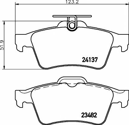 TEXTAR Rear Axle BRAKE DISCS + PADS SET for CADILLAC BLS Wagon 1.9D 2007-on gallery