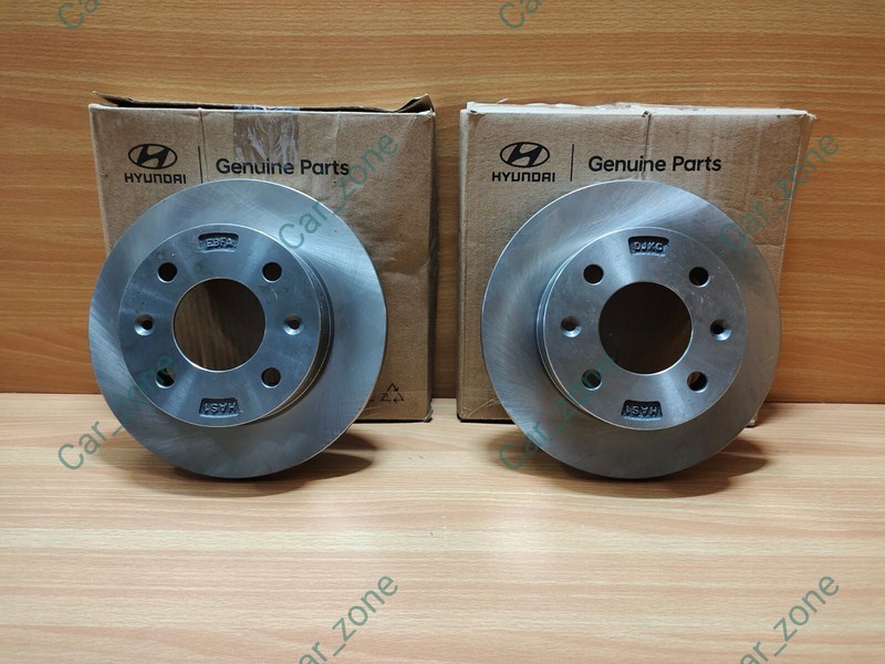 2 Units Genuine Front Disc Rotor Plate For Hyundai EON 2011 to 2019