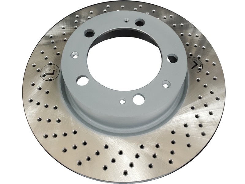 New 2Bennett Audi RS2 Front Right Rotor 305x32mm (5×130 Bolt Pattern) 8A0615302B