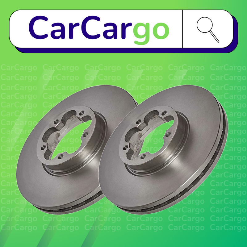 Vented Front Brake Discs Ford Transit 2.2 TDCi AWD 2015-2018 308 mm