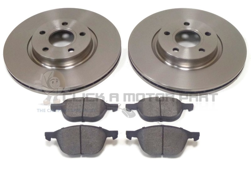 VOLVO V50 1.6 1.8 2005-2013 FRONT 2 BRAKE DISCS AND PADS SET NEW (278mm DISCS)
