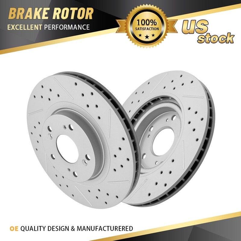 Front Disc Brake Rotor for Honda Civic 2006-2015 CR-V Acura CSX RSX ILX L4 2.4L