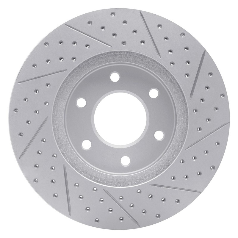 For Chevy Trailblazer 06-09 DFC Drilled & Slotted Front Driver Side Brake Rotor gallery