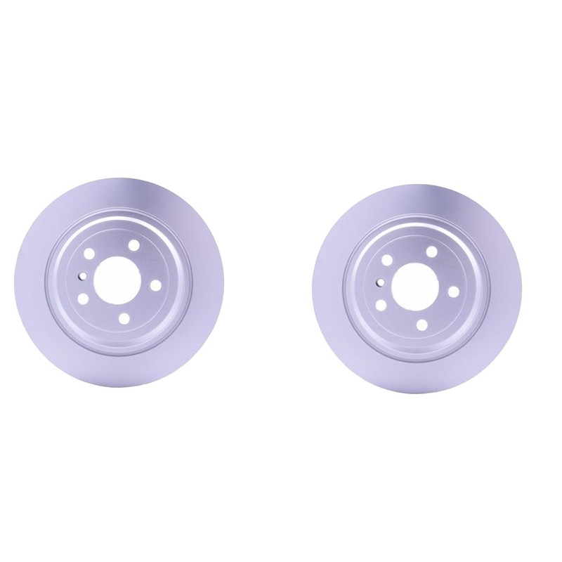 Hella Pair Set of Rear Solid 325mm Disc Brake Rotors For X166 GLE300d GLE350