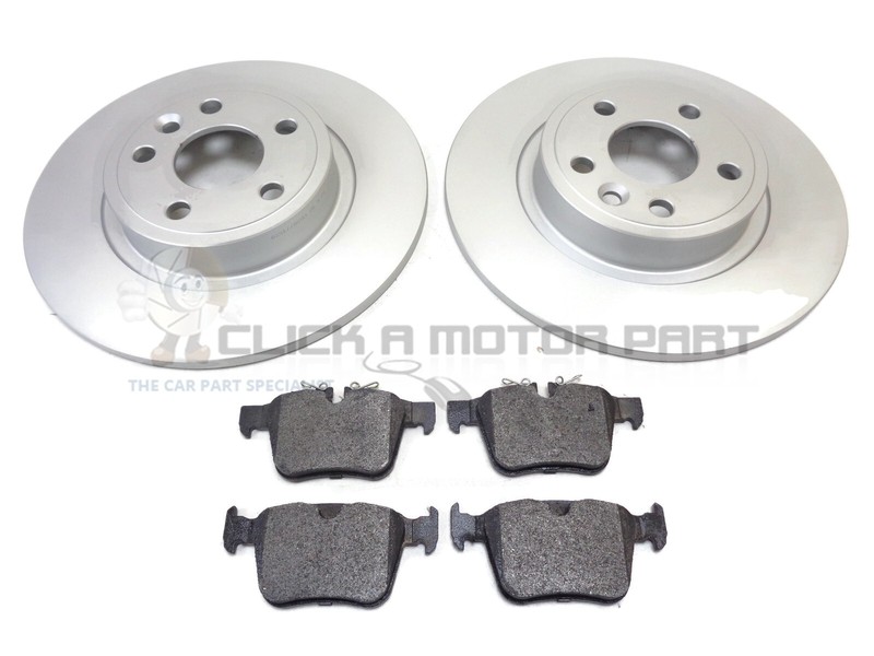 Jaguar XE 2.0d 2015-2020 Rear 2 Brake Discs And Pads (Check Disc Size 300mm)