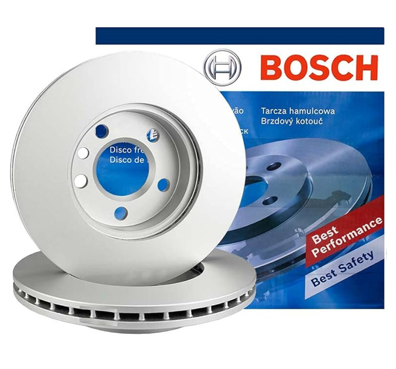 2X BOSCH Brake Discs Set Front Ø277Mm For LAND ROVER Freelander