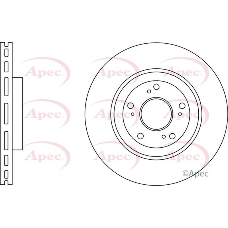 Apec Front Brake Disc DSK2890 – OE High Quality Precision Engineered Part