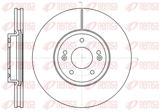 REMSA 61102.10 Brake Disc for Hyundai,Inokom,Kia