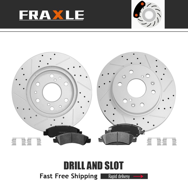 For Gmc Chevrolet Sierra 1500 Silverado Yukon Front Brake Rotors Ceramic Pad Kit