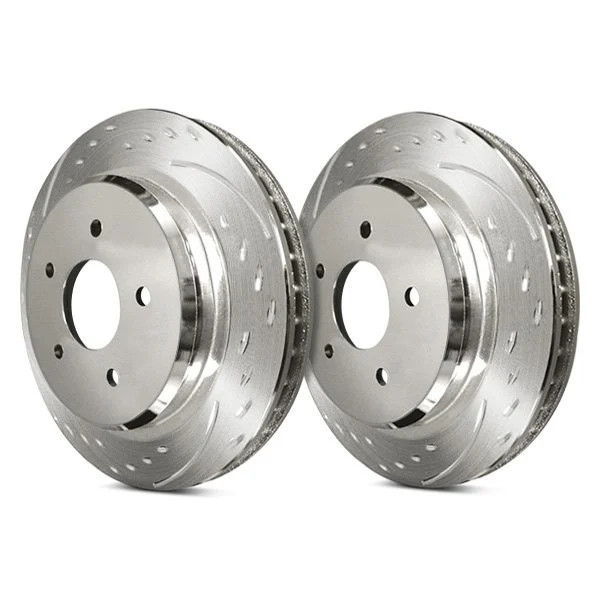 For Mercedes-Benz S500 08-18 Brake Rotors Diamond Slot Dimpled & Slotted 1-Piece gallery