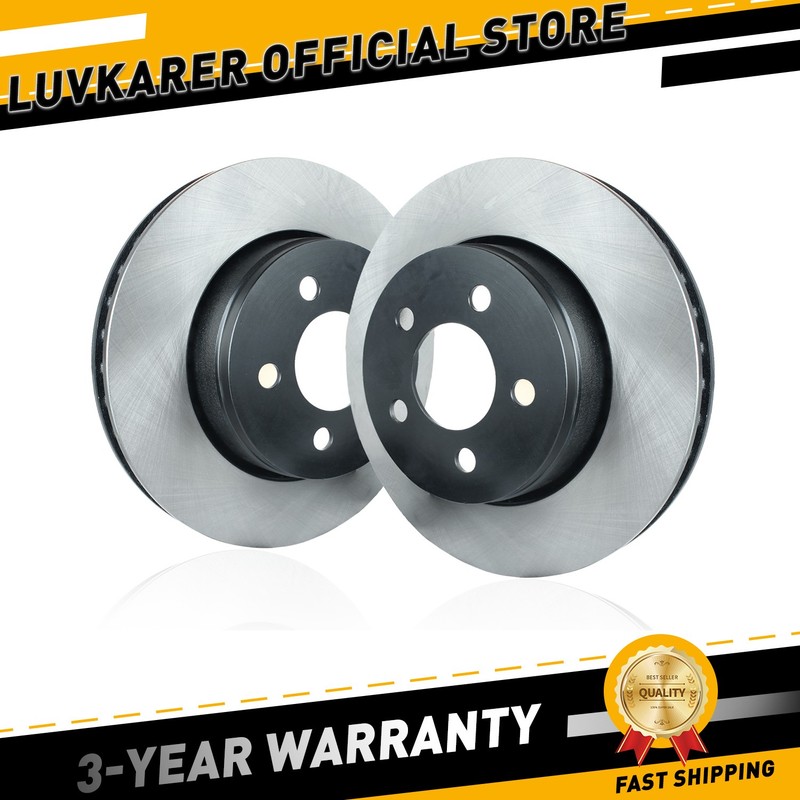 Pair Front Disc Brake Rotors Kit for Dodge Nitro Jeep Liberty 2008-2012 53042 US